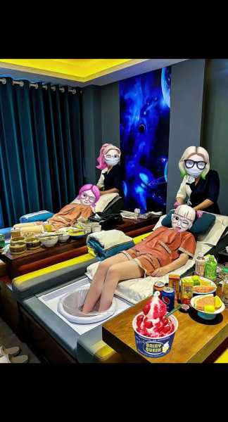 上个月去了广州附近spa,很好交流,十分放松